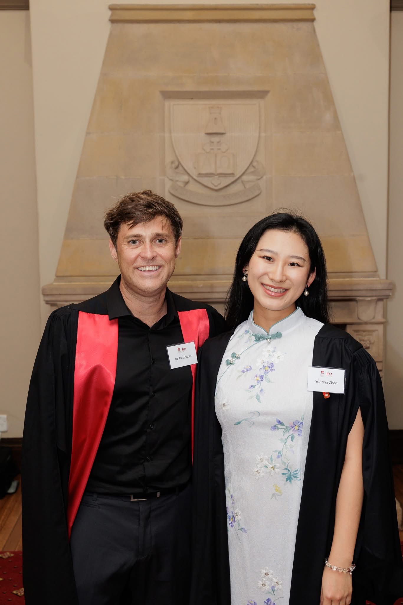 Yueting Zhan after passing her PhD viva